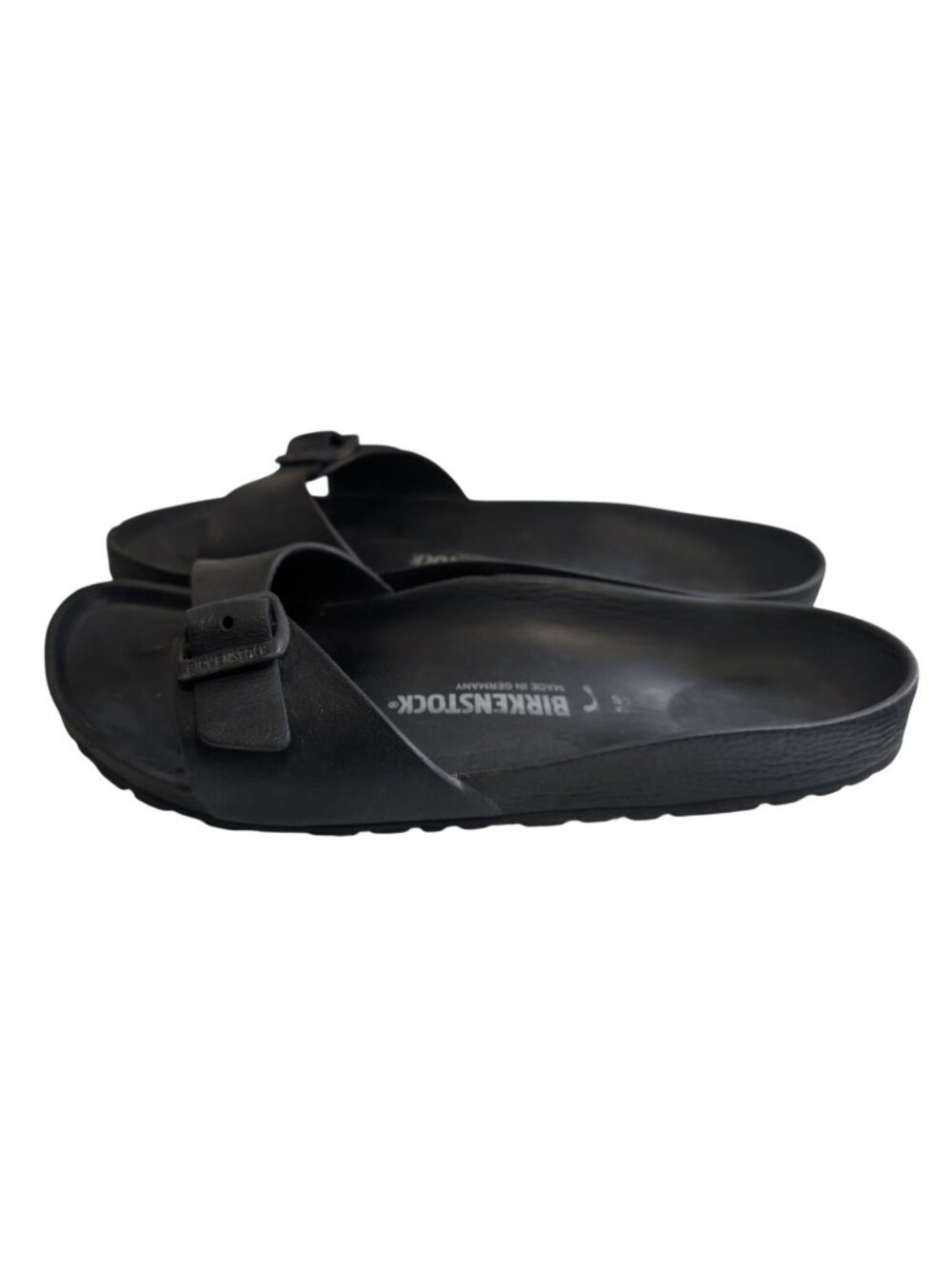 Birkenstock Madrid Essentials EVA Slide Sandals Black Mens Size 45 US 12-12.5